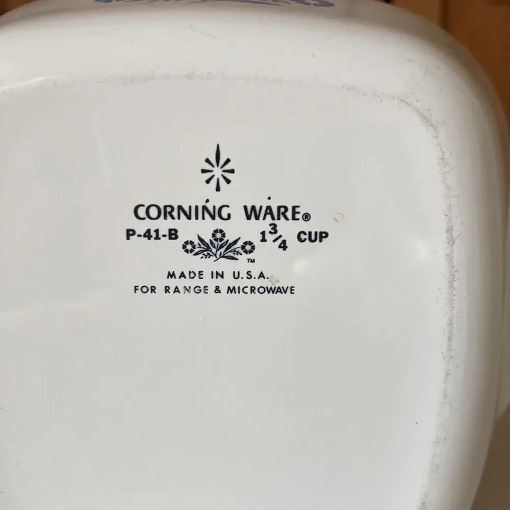 Vintage Corningware Blue Cornflower P-41-B Petite Pan